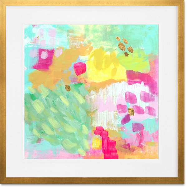 Rona Rhubarb Mint Sorbet by Mati Rose Mcdonough Picture Frame Graphic